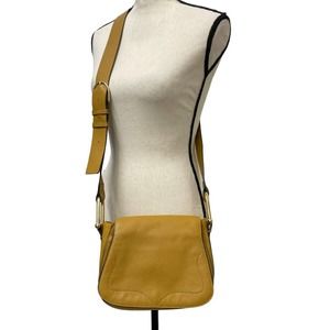 Vince Camuto Tal Flap Saddle Bag in Creamy Caramel